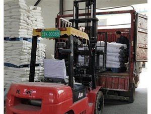 發(fā)往河北數(shù)量5噸產(chǎn)品型號XJT-4000A(改性煅燒高嶺土)